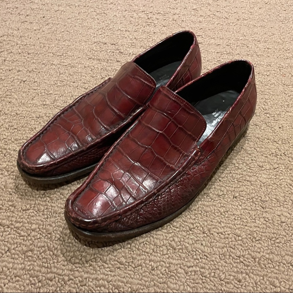 Ermenegildo Zegna crocobile loafer men